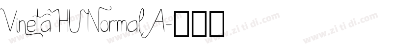 Vineta HU Normal A字体转换